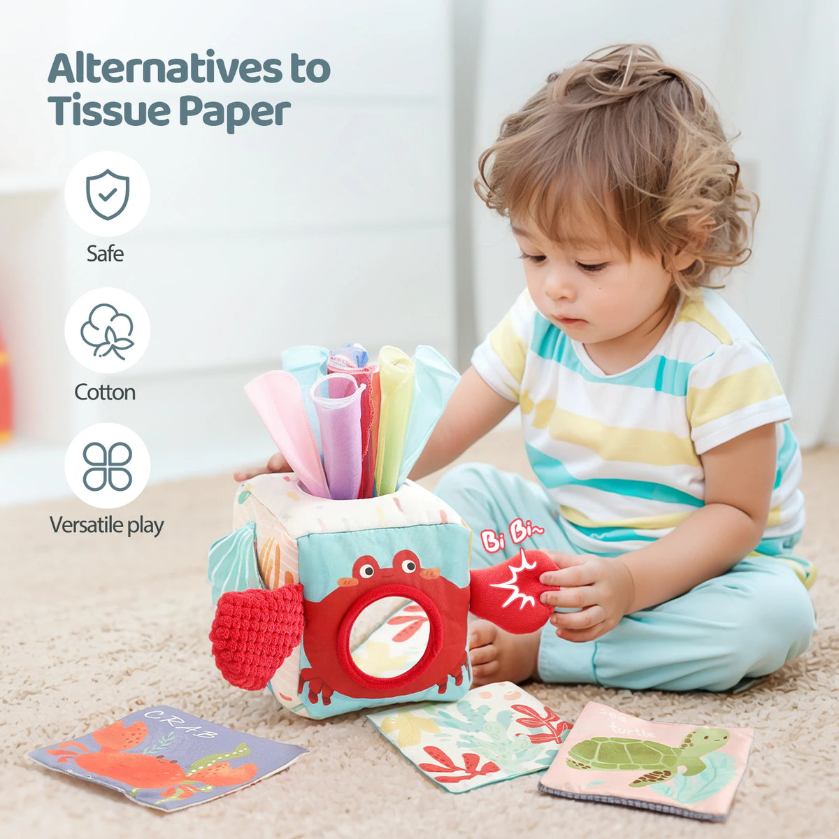 Ocean Sensory Play Cube for Babies