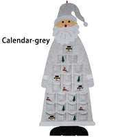 Felt Christmas Tree Advent Calendar with String Lights