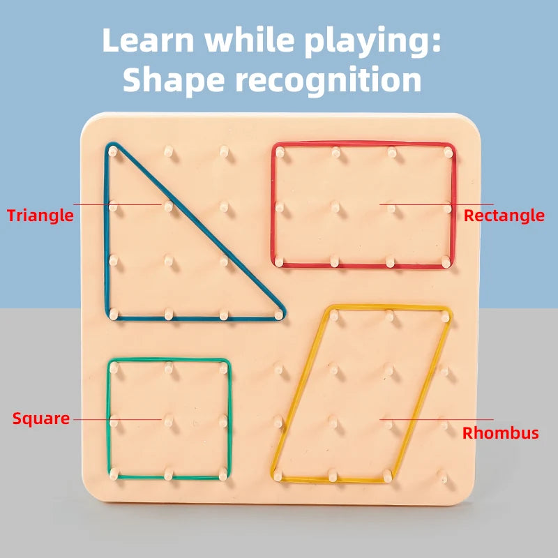 Montessori Geoboard Shape Puzzle