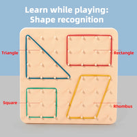 Montessori Geoboard Shape Puzzle