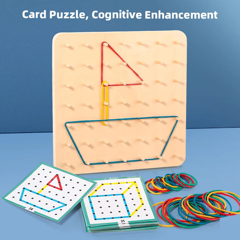 Montessori Geoboard Shape Puzzle