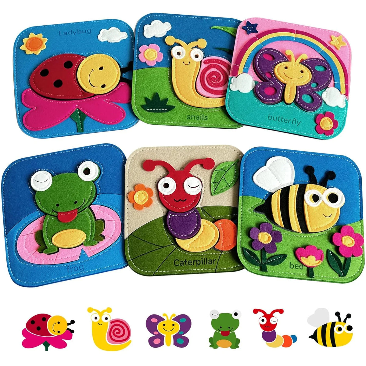 Montessori Animal Busy Book for Toddlers