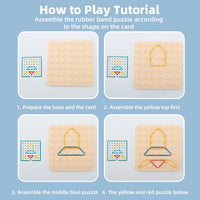 Montessori Geoboard Shape Puzzle