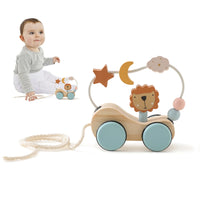 Wooden Baby Pull-Along Trailer