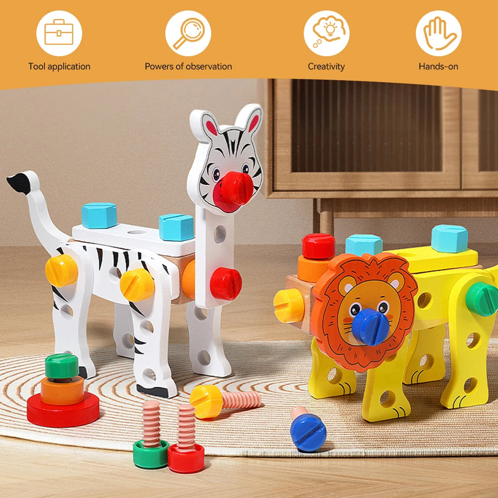 Wooden Tool Box Building Set