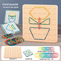 Montessori Geoboard Shape Puzzle