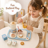 Wooden Kids Coffee & Tea Play Set