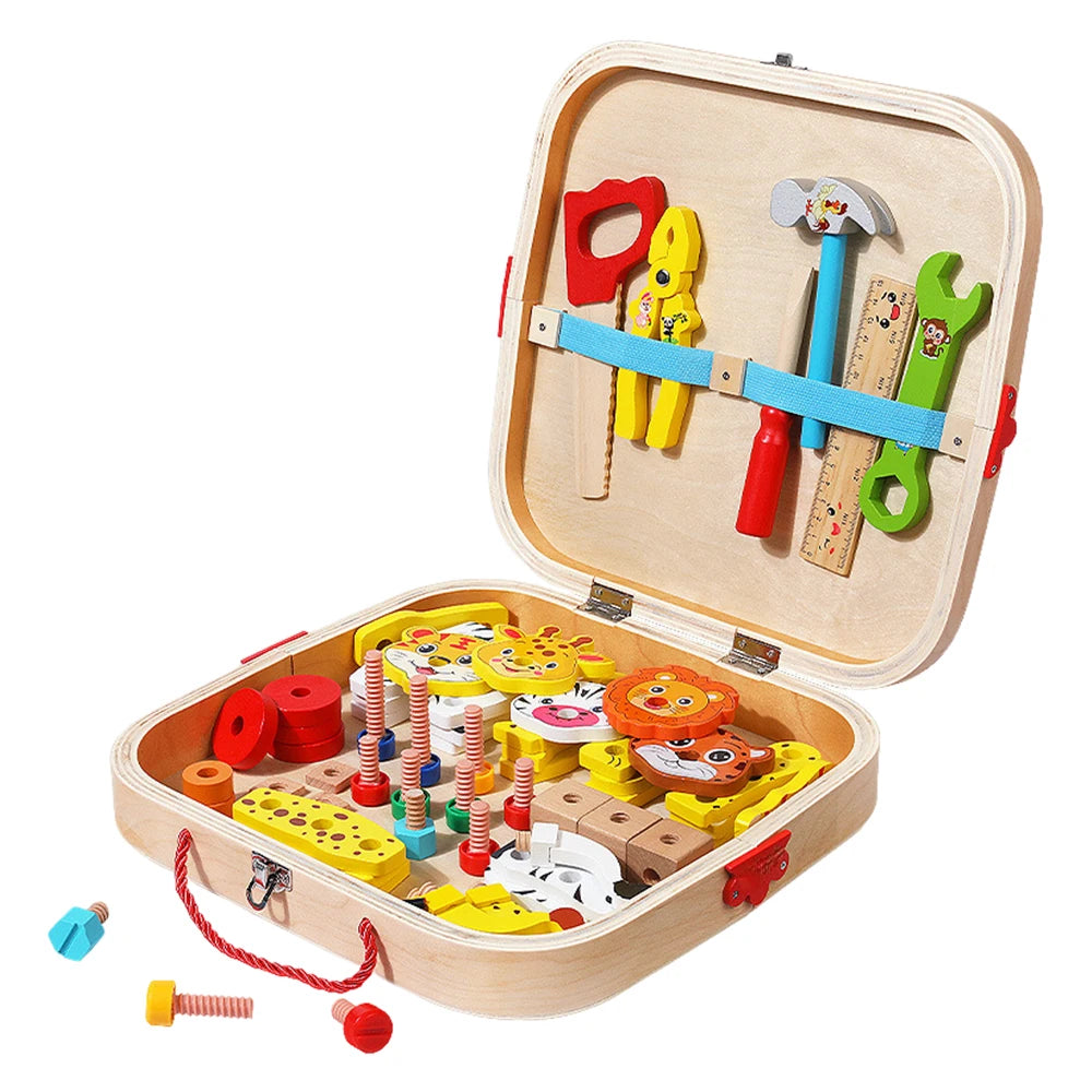 Wooden Tool Box Building Set