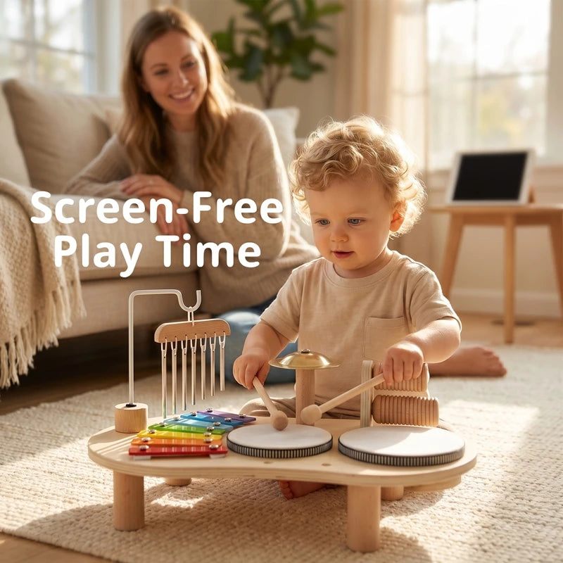 Wooden Xylophone Musical Toy for Babies