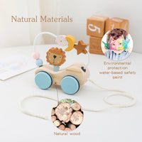 Wooden Baby Pull-Along Trailer