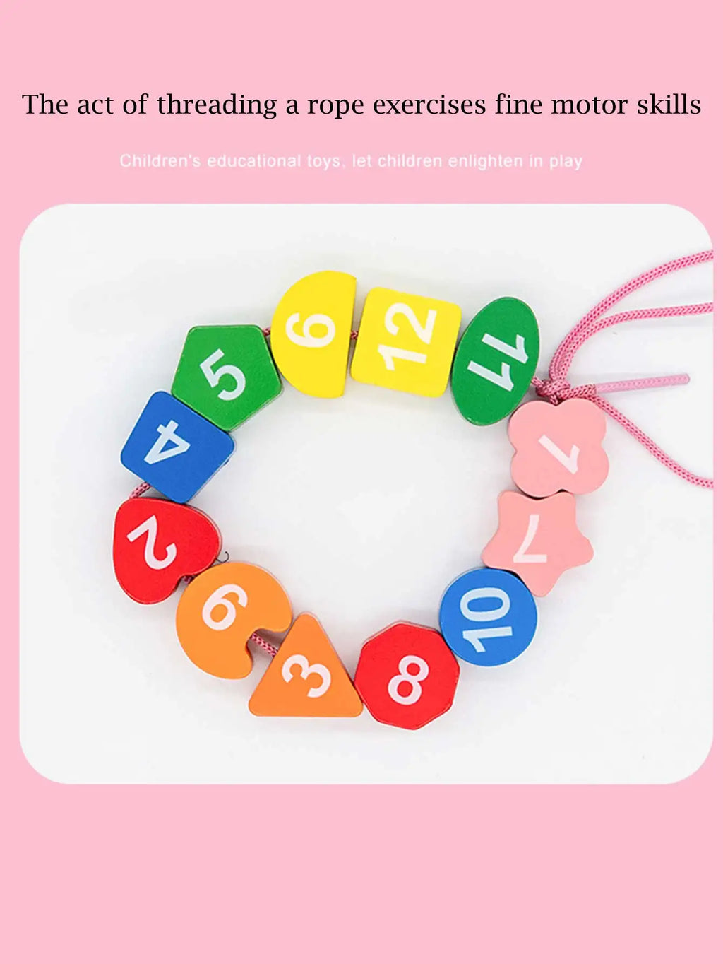 Wooden Clock Learning Puzzle