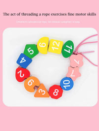 Wooden Clock Learning Puzzle