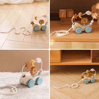 Wooden Baby Pull-Along Trailer