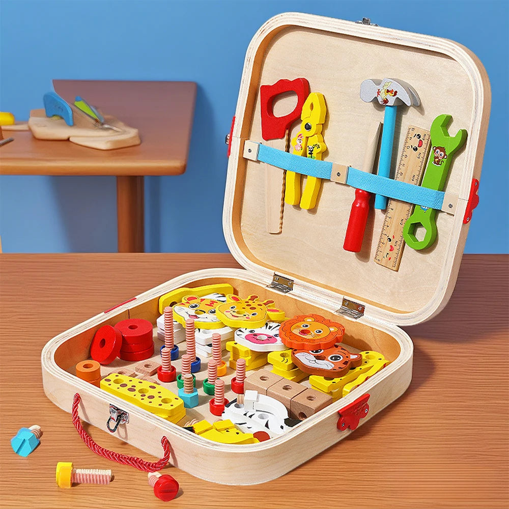 Wooden Tool Box Building Set