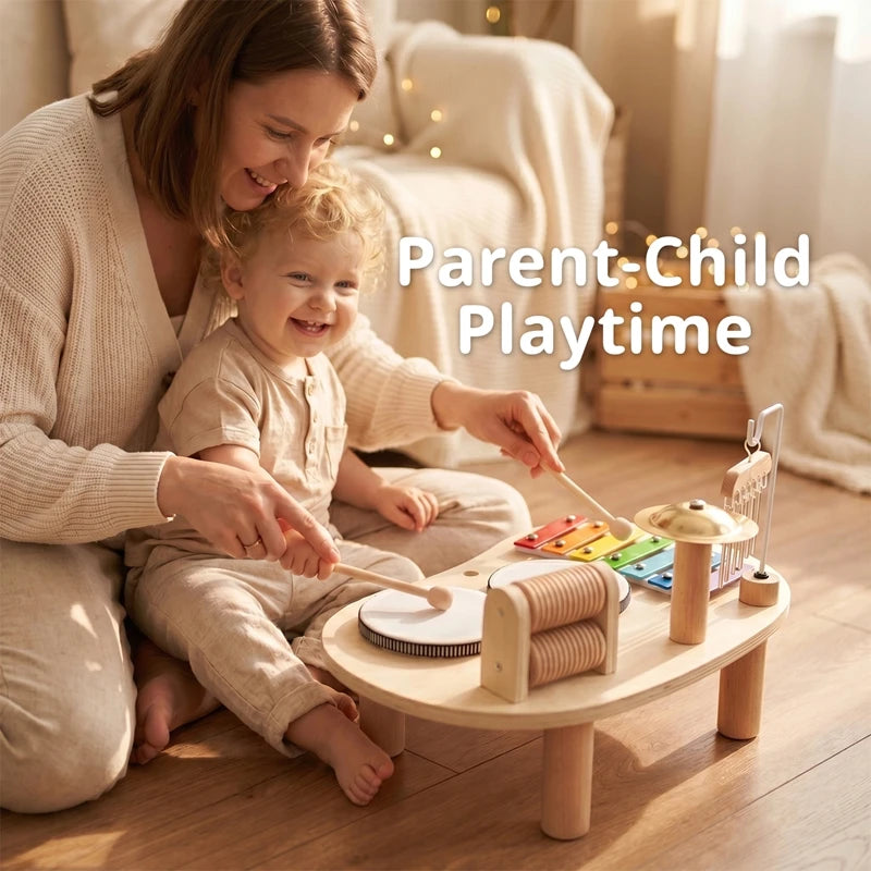 Wooden Xylophone Musical Toy for Babies