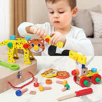 Wooden Tool Box Building Set