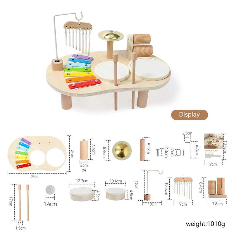 Wooden Xylophone Musical Toy for Babies