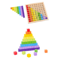 Wooden Multiplication Table Math Toy