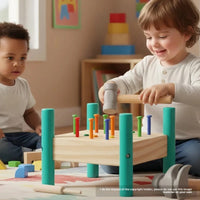 Montessori Wooden Percussion Board Early Learning Toy