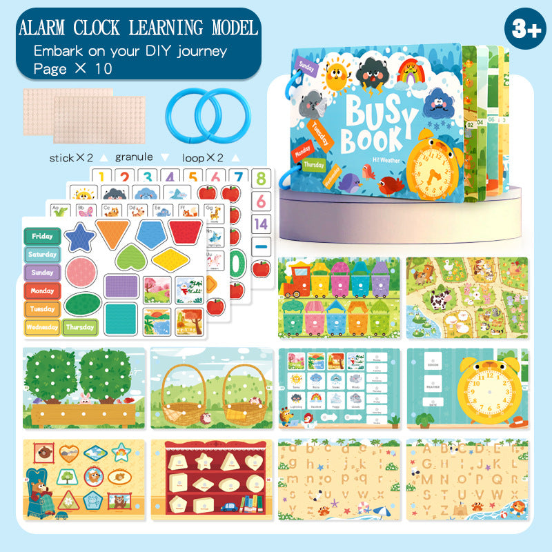 Montessori Busy Book for Early Learning