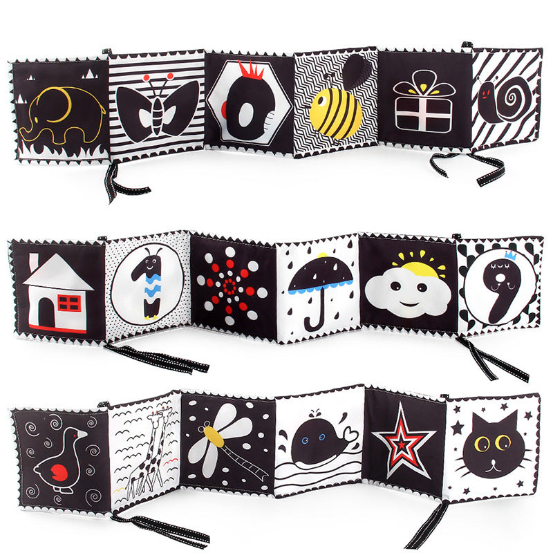 Double-Sided Black-and-White Crib Book