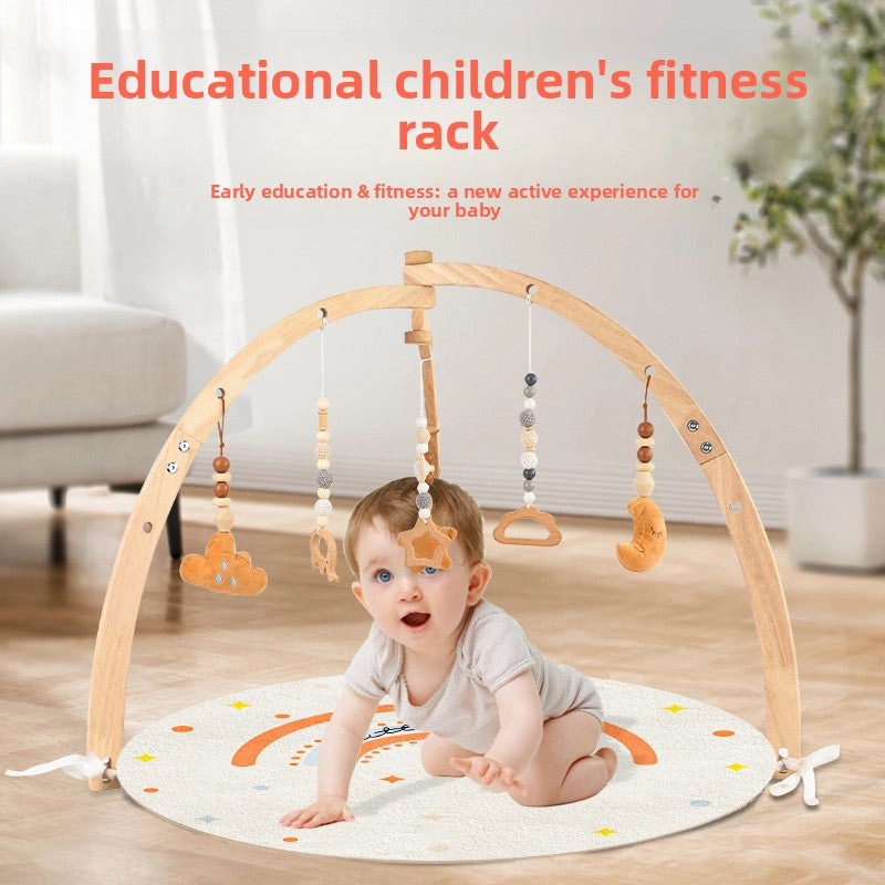 Wooden Baby Activity Gym Rack