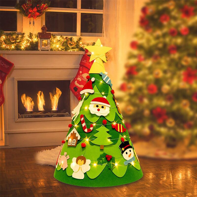 Handmade DIY felt Christmas tree