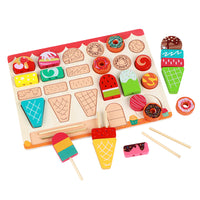 Wooden Kitchen Pretend Play Puzzle Toy for Kids