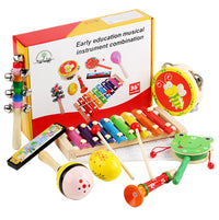 Wooden Early Education Musical Instrument Set for Infants