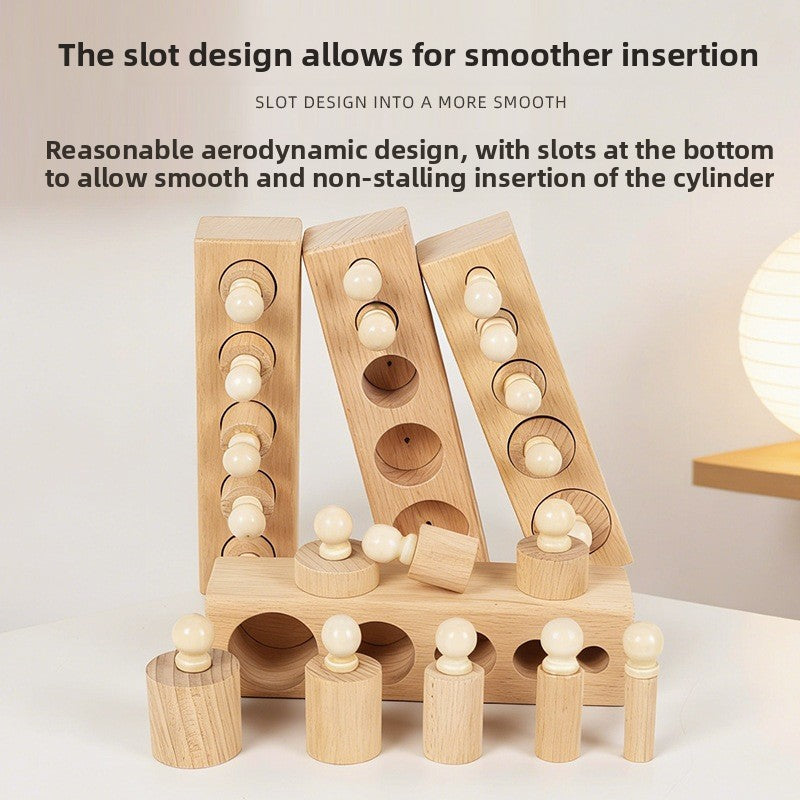 Montessori Sensory Cylinder Blocks