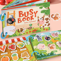 Montessori Busy Book for Early Learning
