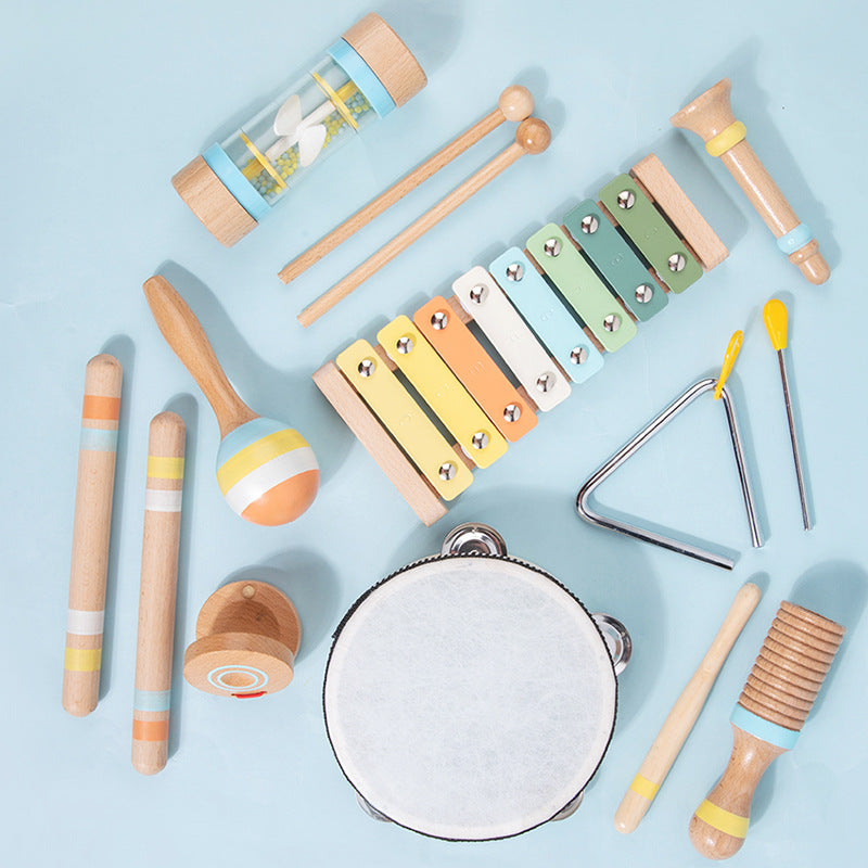 Wooden Early Education Musical Instrument Set for Infants
