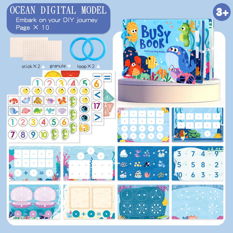Montessori Busy Book for Early Learning