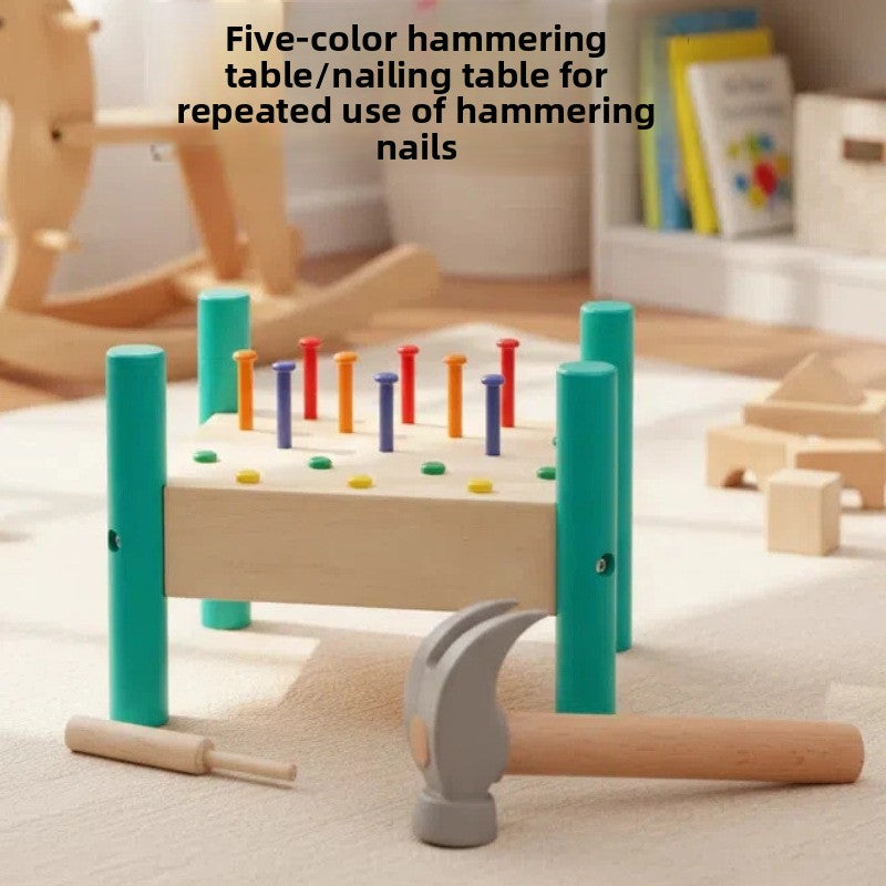 Montessori Wooden Percussion Board Early Learning Toy