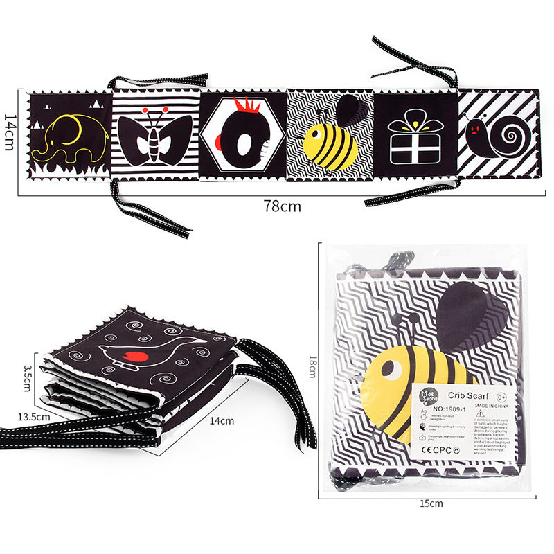 Double-Sided Black-and-White Crib Book