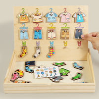 Montessori Clothes Drying Rack Educational Toy