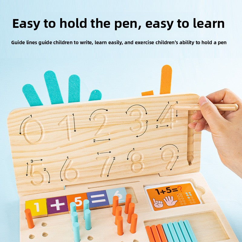 Montessori Digital Teaching Aids Finger Calculation Educational Toys