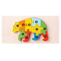 Wooden 3D Puzzle Educational Toy
