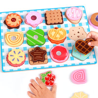 Wooden Kitchen Pretend Play Puzzle Toy for Kids