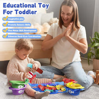 Infant Fabric Montessori Fishing Toy