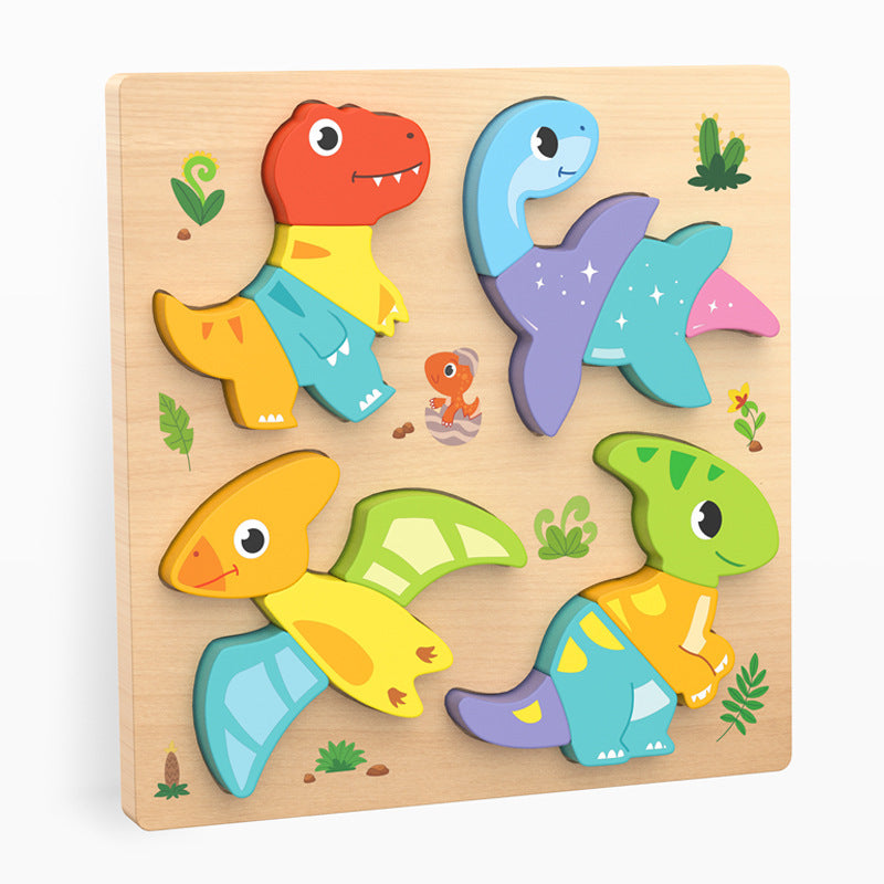 Wooden Montessori Puzzle Board