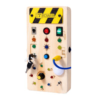 Wooden LED Sensory Busy Board