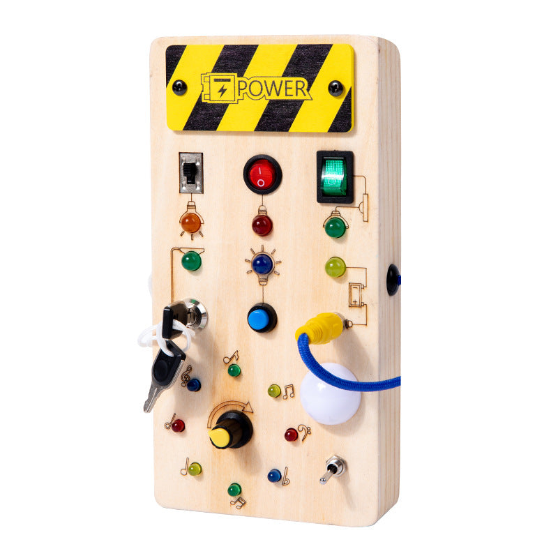 Wooden LED Sensory Busy Board