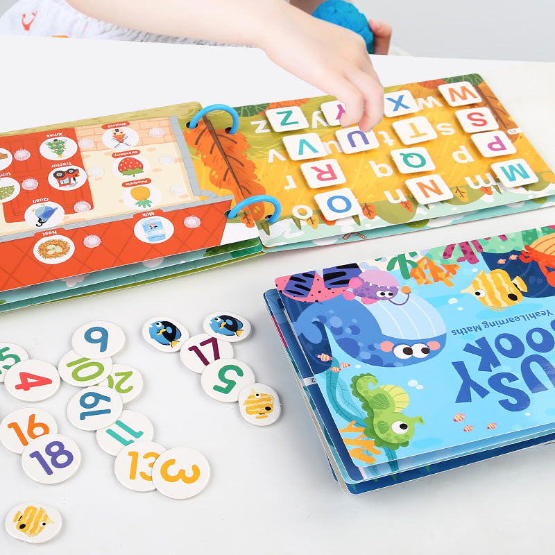 Montessori Busy Book for Early Learning