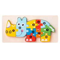 Wooden 3D Puzzle Educational Toy
