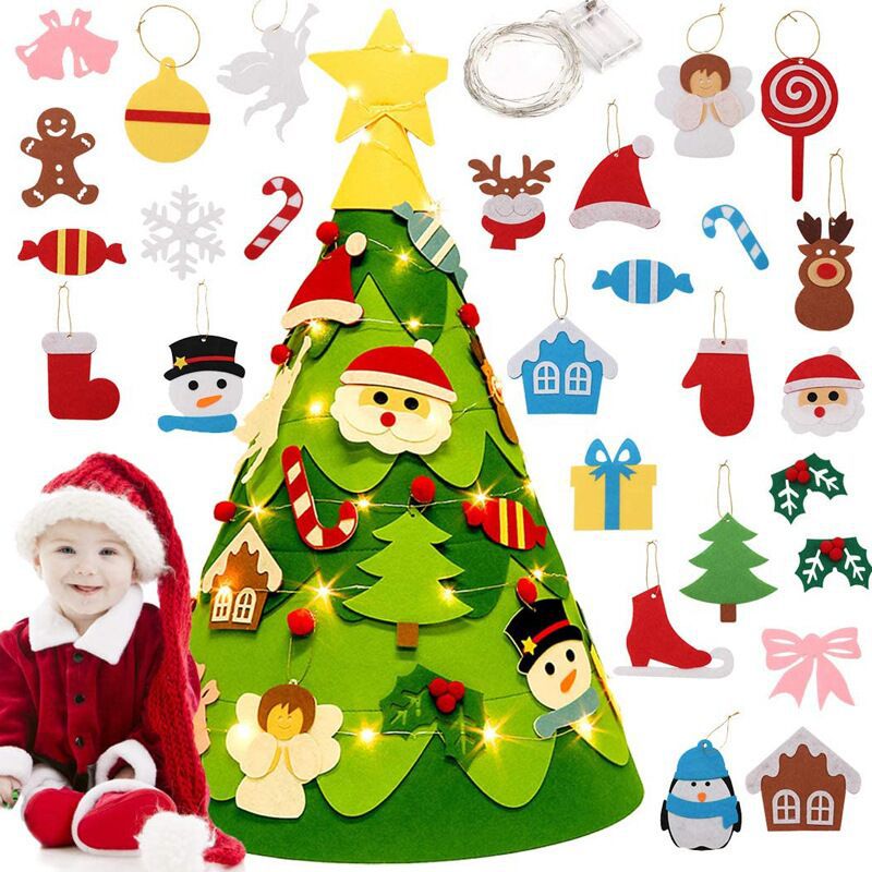 Handmade DIY felt Christmas tree