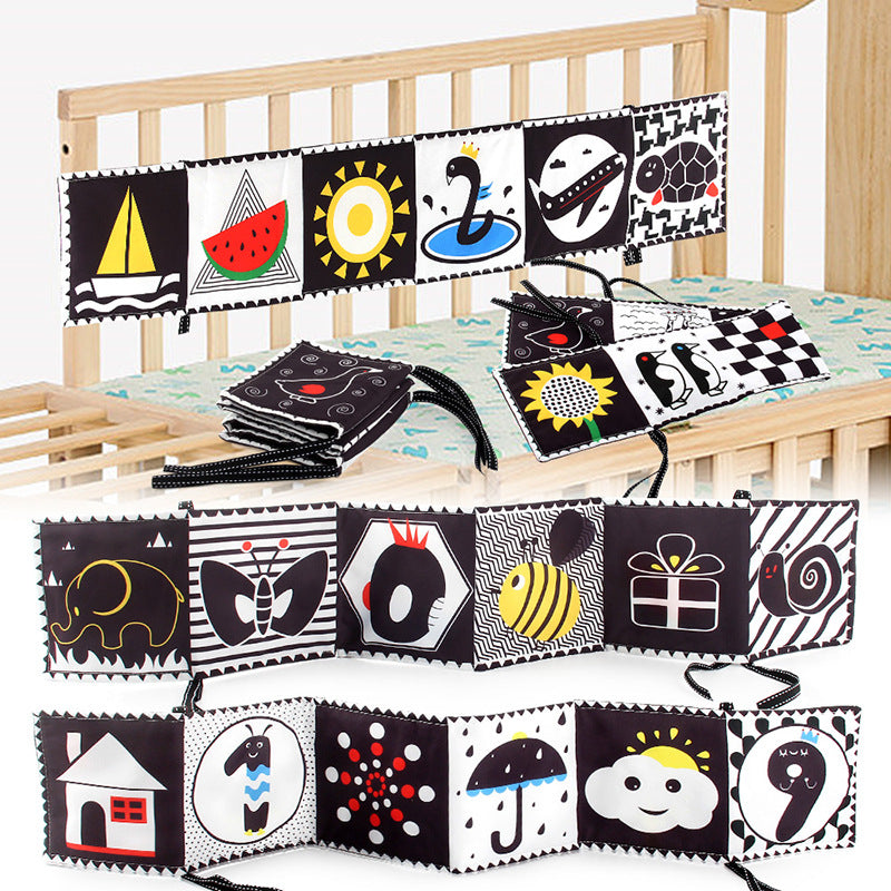 Double-Sided Black-and-White Crib Book