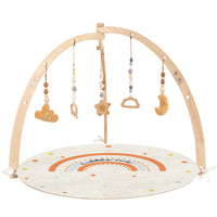 Wooden Baby Activity Gym Rack