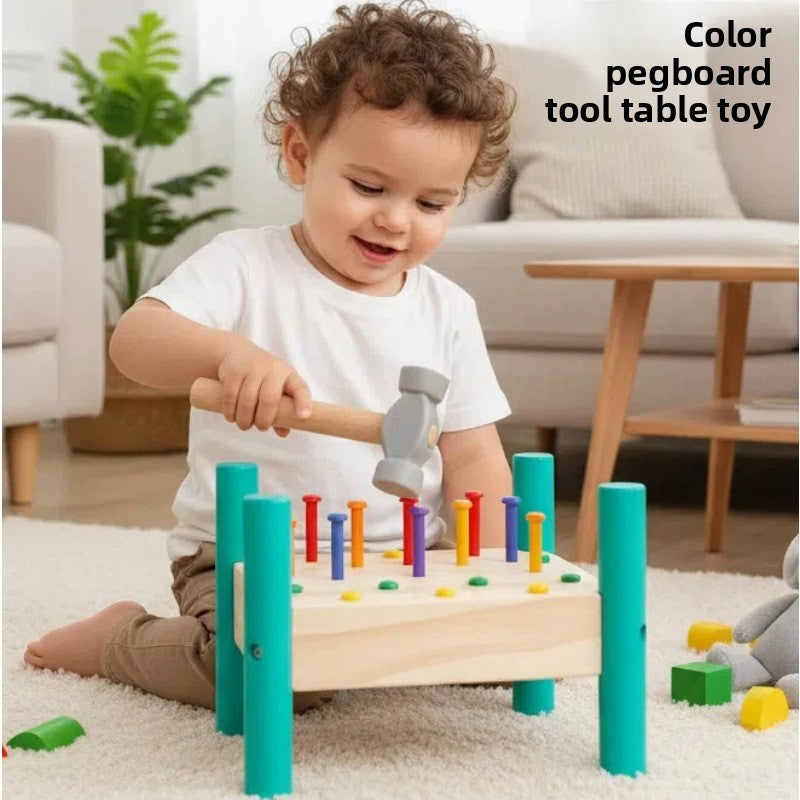 Montessori Wooden Percussion Board Early Learning Toy
