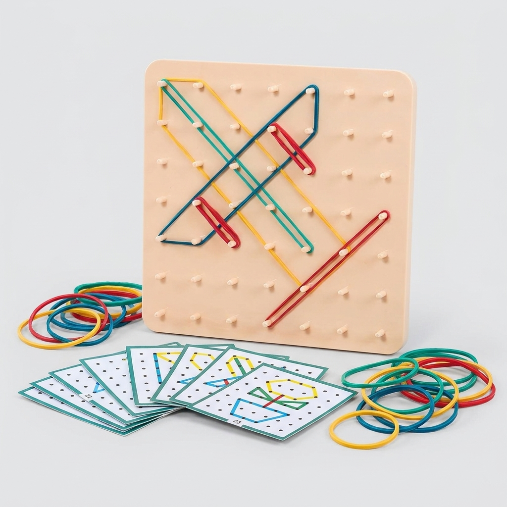 Montessori Geoboard Shape Puzzle